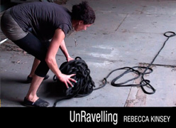 Rebecca Kinsey - UnRavelling - solo exhibition 2012