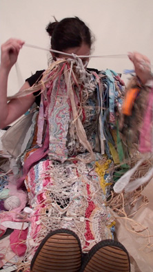 Rebecca Kinsey, Labour (64hrs), 2013. Video still.