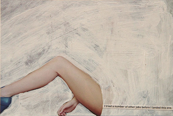 RRebecca Kinsey, Other jobs, 2016. Collage on paper. 162 x 110mm