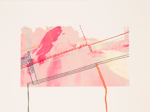Rebecca Kinsey, New York City on the Road From Lismore (top of Kellas Street #1), 2012