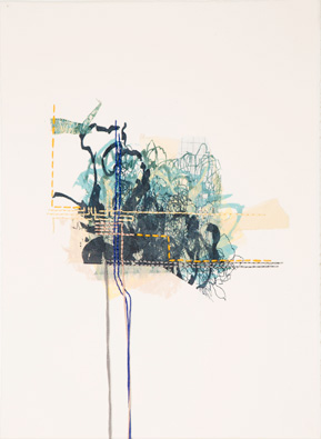 Rebecca Kinsey, New York City on the Road From Lismore (walking on carmapping #3), 2012