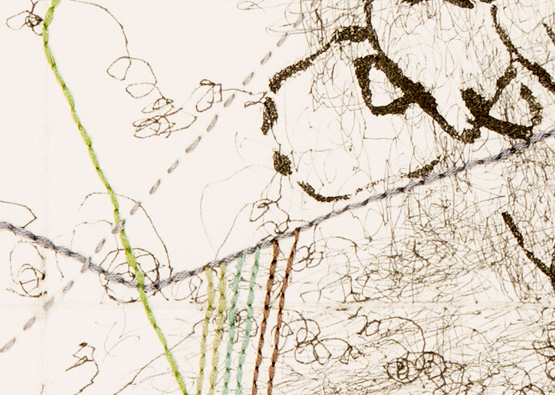 Rebecca Kinsey, Brooklyn On the Road Back to Lismore (detail), 2012