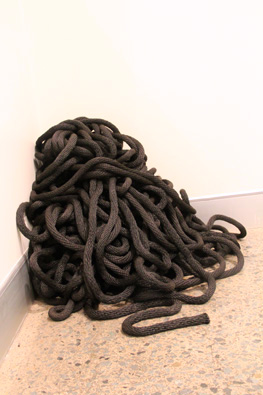 Rebecca Kinsey, UnRavelling, solo exhibition at the Tweed River Art Gallery (installation view), 2012