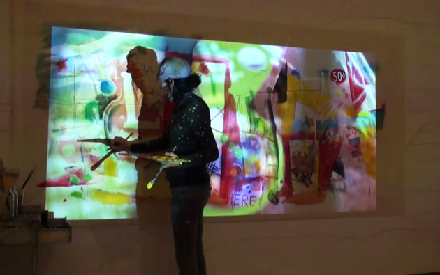 50 cent Love, live painting with video