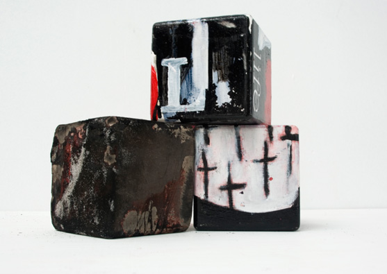 X Block, burnt in hell, with Hell Blocks