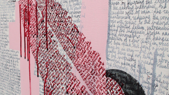 being in time (romance painting #3), detail