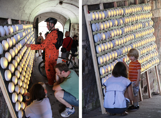 touch (off the grid), installation view, FIGMENT NYC, 2012.
