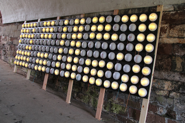 touch (off the grid), installation view, FIGMENT NYC, 2012.