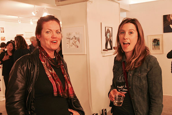 Rebecca Kinsey - No Toxic Factor - group exhibition - opening night - March 23, 2016
