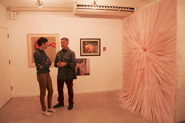Rebecca Kinsey - No Toxic Factor - group exhibition - opening night - March 23, 2016