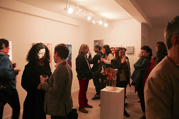 Rebecca Kinsey - No Toxic Factor - group exhibition - opening night - March 23, 2016