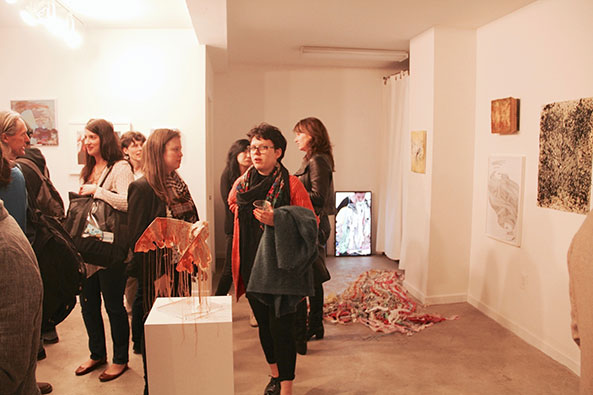 Rebecca Kinsey - No Toxic Factor - group exhibition - opening night - March 23, 2016