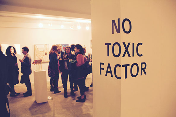 Rebecca Kinsey - No Toxic Factor - group exhibition - opening night - March 23, 2016