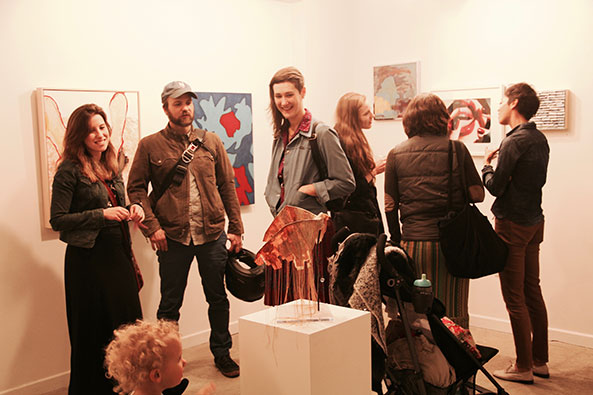 Rebecca Kinsey - No Toxic Factor - group exhibition - opening night - March 23, 2016