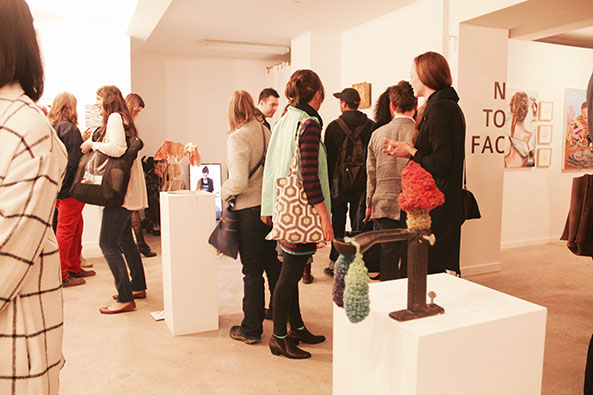 Rebecca Kinsey - No Toxic Factor - group exhibition - opening night - March 23, 2016