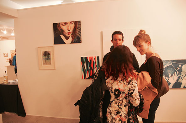 Rebecca Kinsey - No Toxic Factor - group exhibition - opening night - March 23, 2016