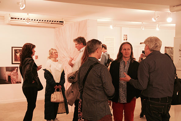 Rebecca Kinsey - No Toxic Factor - group exhibition - opening night - March 23, 2016