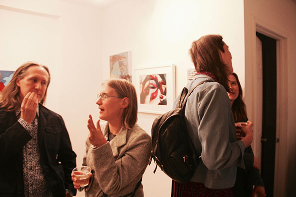Rebecca Kinsey - No Toxic Factor - group exhibition - opening night - March 23, 2016