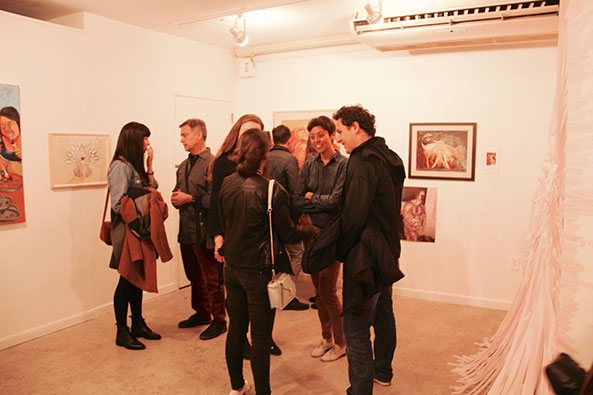 Rebecca Kinsey - No Toxic Factor - group exhibition - opening night - March 23, 2016