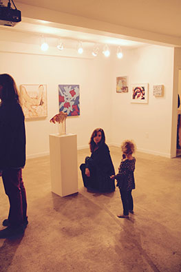 Rebecca Kinsey - No Toxic Factor - group exhibition - opening night - March 23, 2016