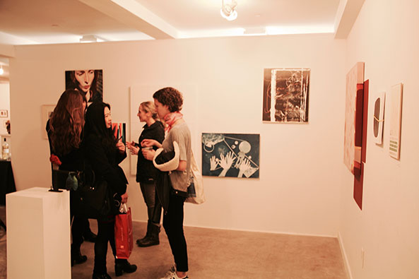 Rebecca Kinsey - No Toxic Factor - group exhibition - opening night - March 23, 2016