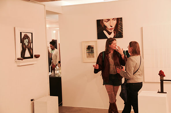 Rebecca Kinsey - No Toxic Factor - group exhibition - opening night - March 23, 2016