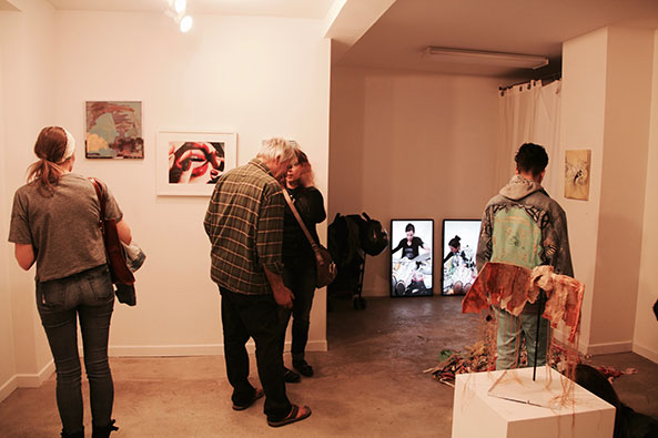 Rebecca Kinsey - No Toxic Factor - group exhibition - opening night - March 23, 2016