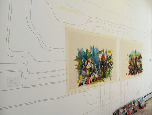 Vytlacil Campus Artist-in-Residence Open Studio November 2010 Installation view