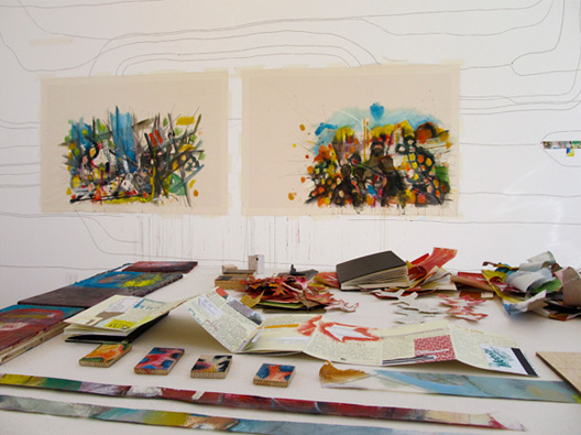 Vytlacil Campus Artist-in-Residence Open Studio November 2010 Installation view